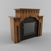 Fireplace in the "Arab" style