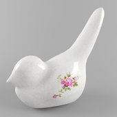 Porcelain bird figurine