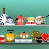 Colorful kitchenware