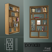 Porada. First bookcase