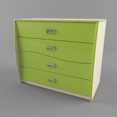 Chest of drawers, Combi Neman-furniture, MN-211-24