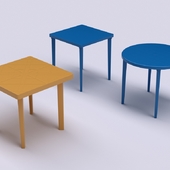 Plastic Tables: Pragmatist, Mars, Dionysos