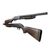 Remington pump-action shotgun