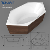 Duravit Bathtub 2 x 3 2000x1000