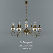 La Lampada CERAMICA ROSA L 1131/6.40