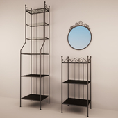 Ren?er ?kne mirror and shelves (IKEA)