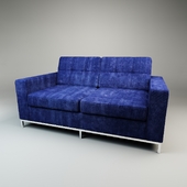 синий диван