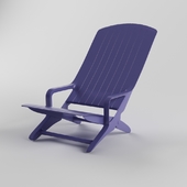 Folding Plastic Chair "Recliner"