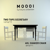 table with chairs MOOOI