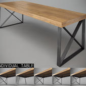individual table