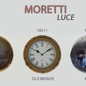 MORETTI Luce Clock and mirrors