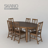 Scano-Dining table and chair