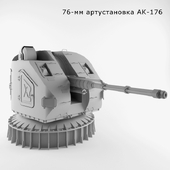 76-mm AK-176 artustanovka