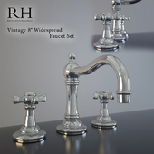 Vintage 8in Widespread Faucet Set