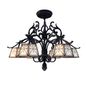 Chandelier wrought iron