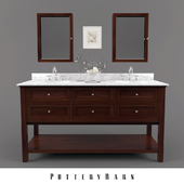 Pottery Barn Classic Double Sink Console