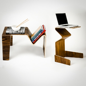 Desk-changeling "Tre Table" by Isaac Krady