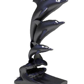 статуя дельфинов