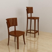 chairs-plain and bar