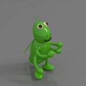 Toy grasshopper