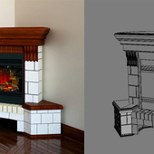 Fireplace corner Dimplex Exter