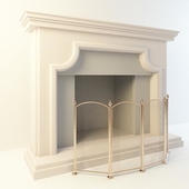 Fireplace with grate