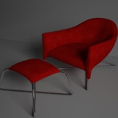 "profi" armchair with puff Chair