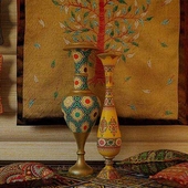 2 Oriental vase