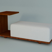 pouf with table
