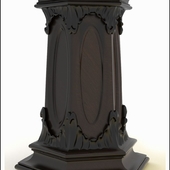 wooden Pedestal