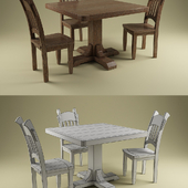 Chair and table from Artgri