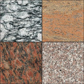 Texture of granite and marble