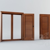 Wood window&shutters