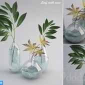 leaf of vase