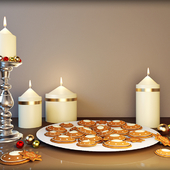 Cookies. Candles