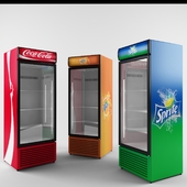 Холодильники для напитков Coca-Cola, Fanta, Sprite