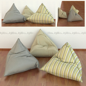 Треугольные напольные подушки