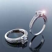 кольцо с бриллиантами