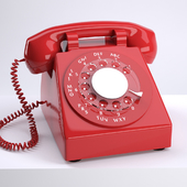 Old red phone