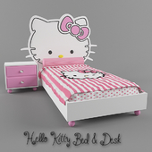 Hello Kitty Bed &amp; Desk