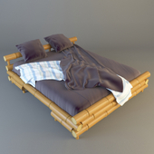 Кровать из бамбука