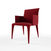 Chair B &amp; B (MARIO BELLINI VOL AU VENT) with armrests