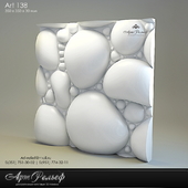 3d gypsum panel 138 from Art Relief