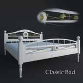 Кровать классическая с ковкой