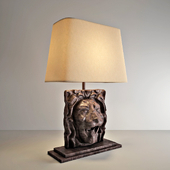 Restoration Hardware - LION'S HEAD TABLE LAMP