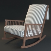 Деревянное кресло-качалка