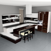Kitchen for recertification in group Profi, removed unnecessary objects