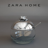 Zara Home Flower Lid Sugar Bowl