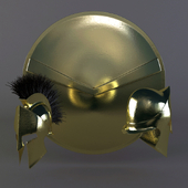 Sparta helmets with shield