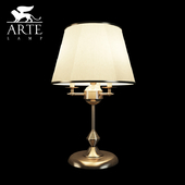 Настольная лампа с абажуром Arte Lamp A3579LT-3AB